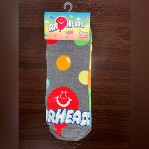 AIRHEADS NOVELTY LOW CUT SOCKS NWT MEN’S SHOE SIZE 8-12